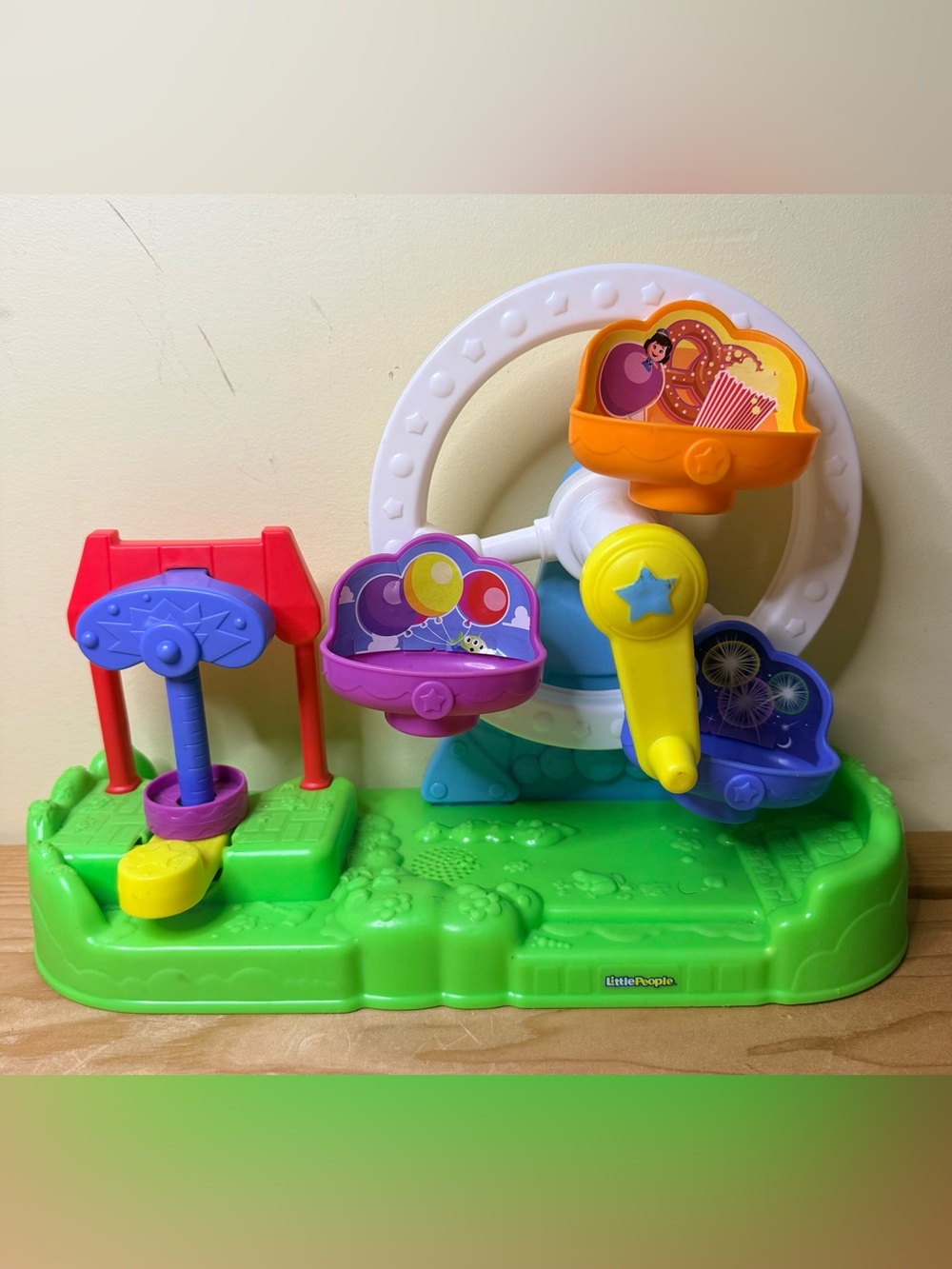 Fisher Price - Little People Toy Story 4 - Ferris Wheel carnival Ride - works!